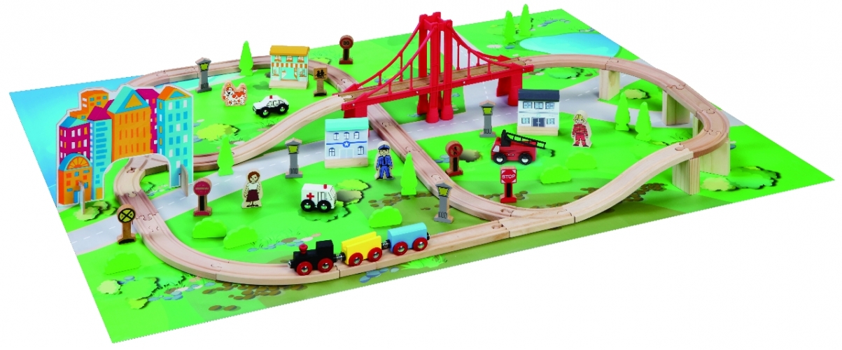 Vláčkodráha Maxim Přímořské město (80 kusů)...1.458,-Kč